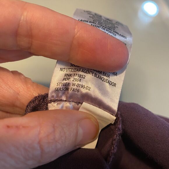 Gramicci Button Pants Purple Zipper Ankle Detail Size 14 - Picture 8 of 13